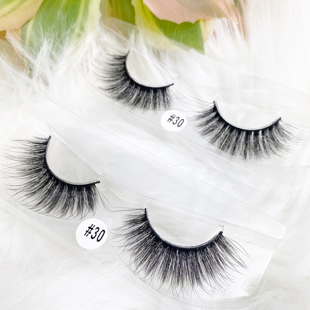 🟡 3/$20 Lot Of 2 Mink False Eyelashes